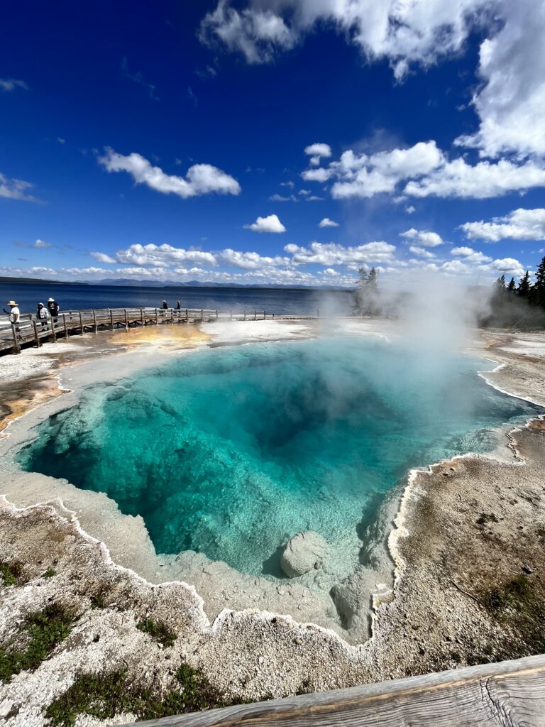 The Abyss Pool in the west thumb geyser basin