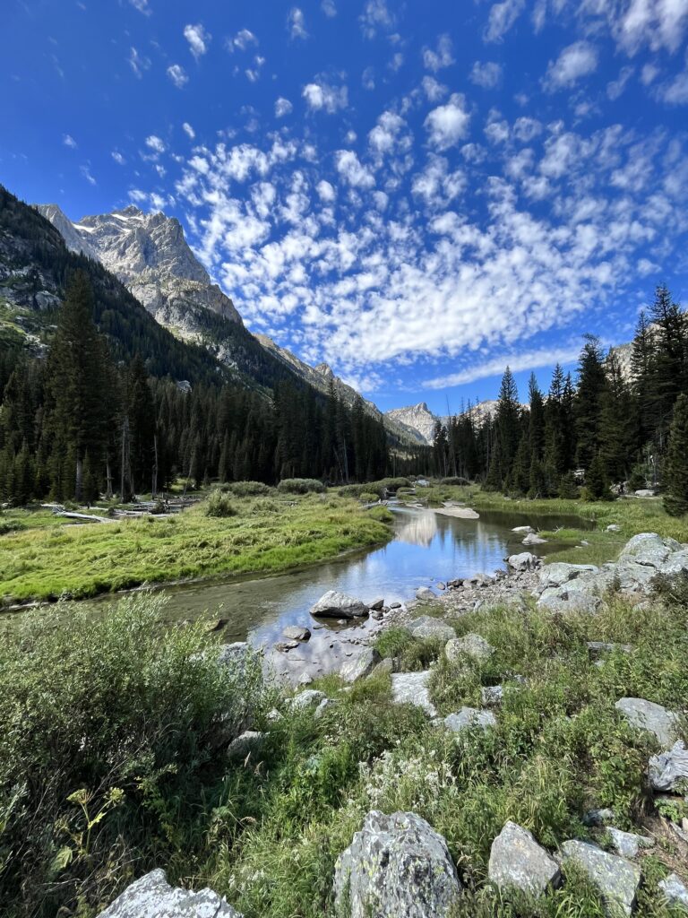 Image of cascade canyon on a sunny day