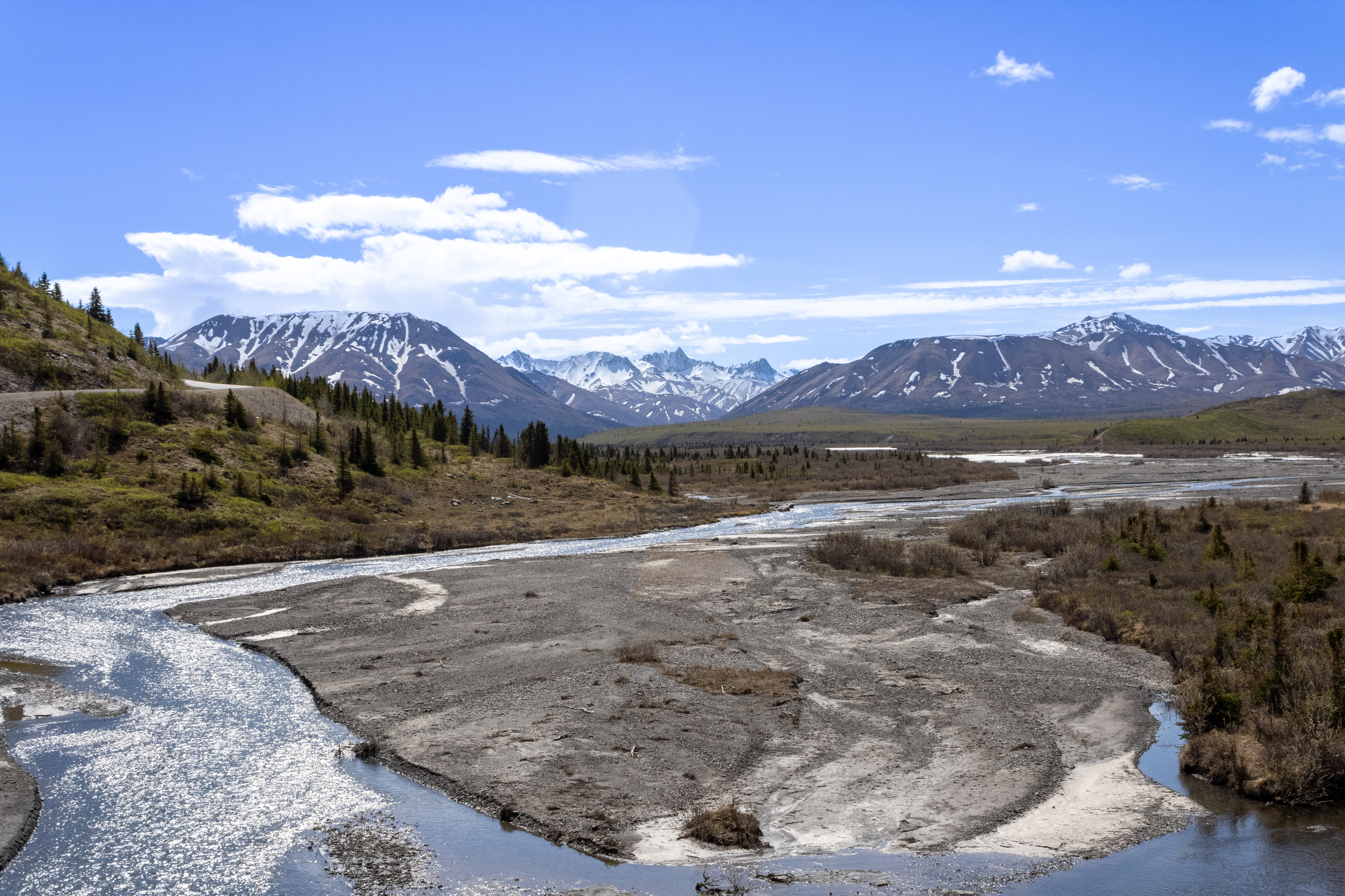 An image of Savage River in Denali National Park