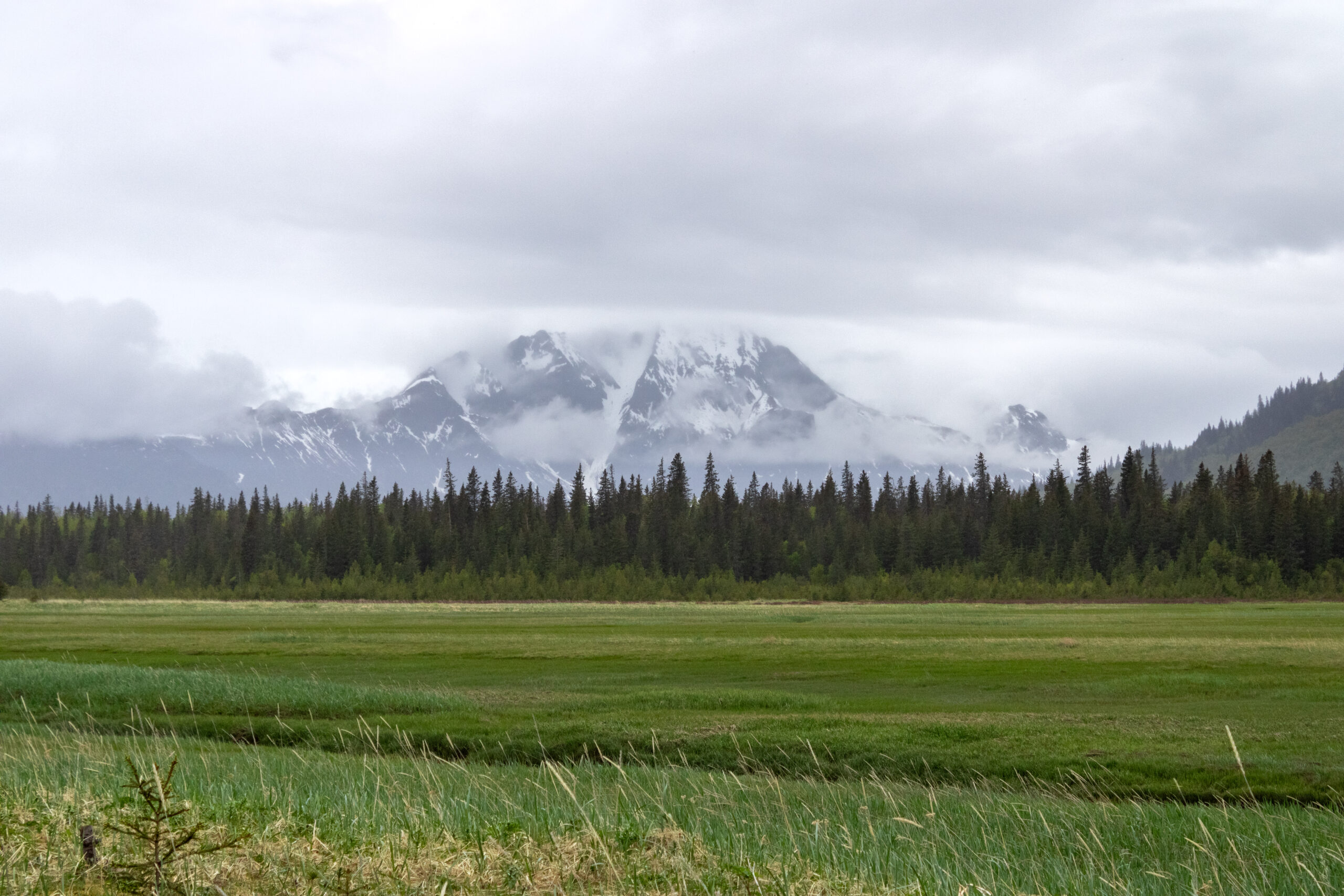 Mountains in Lake Clark National Park